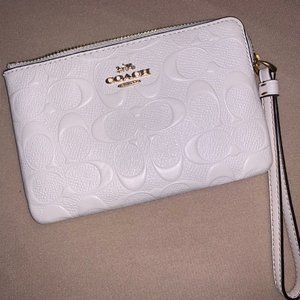 White Coach Wristlet